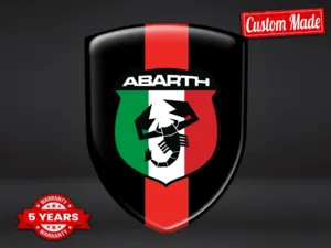 Fiat Abarth Heckscheibenaufkleber Stilvoll Robust Universal